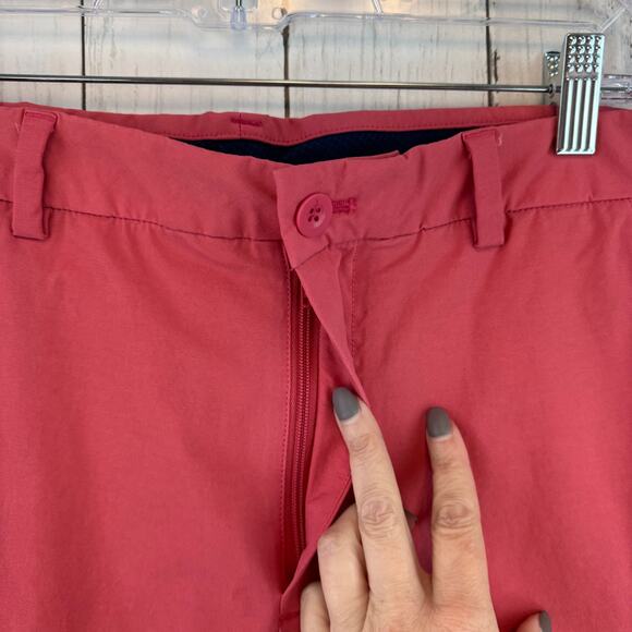 Vineyard Vines Sailors Red 9 Inch Performance On-The-Go Shorts 1H001073 Size 30 - Picture 5 of 16